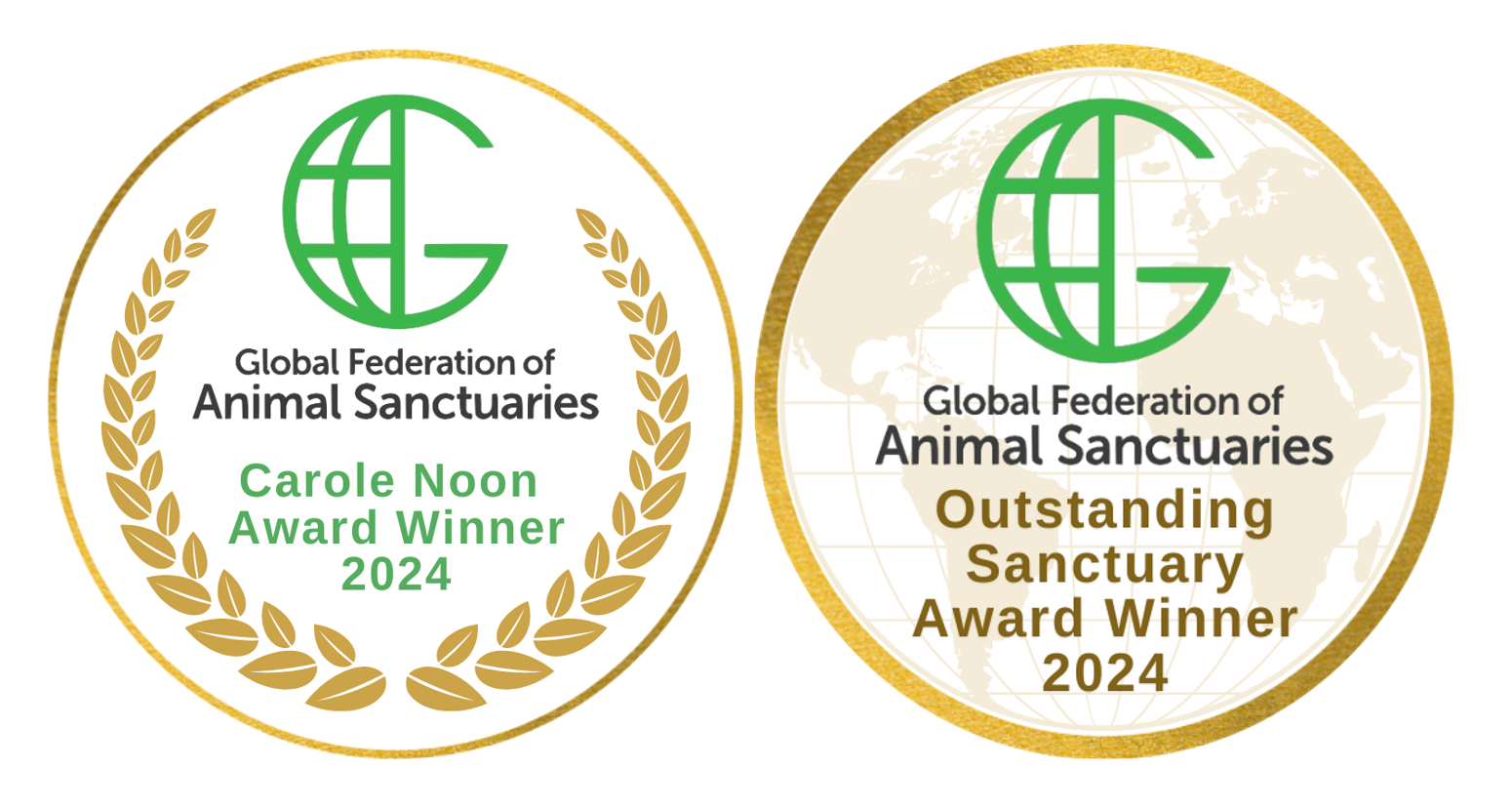 Recipients of the 2024 Carole Noon and Outstanding Sanctuary Awards Announced
