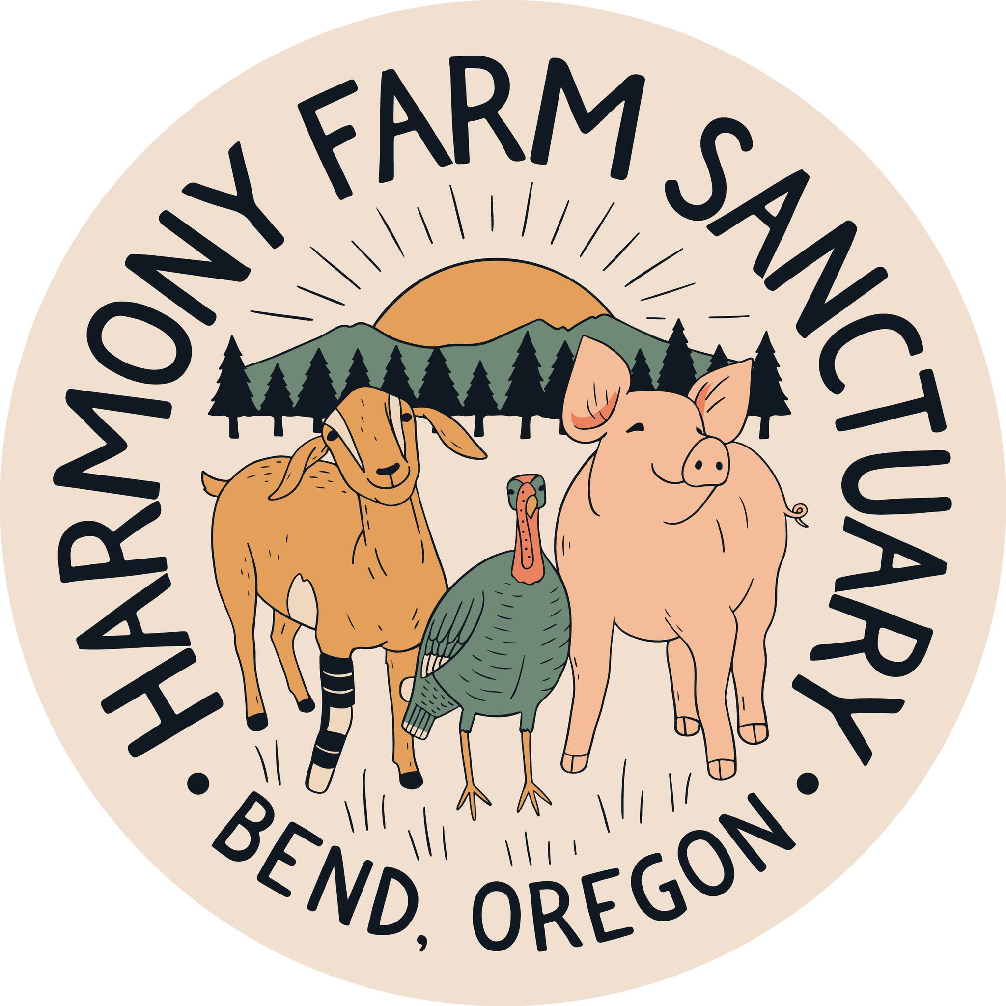 Harmony Farm Sanctuary is Accredited by the Global Federation of Animal Sanctuaries